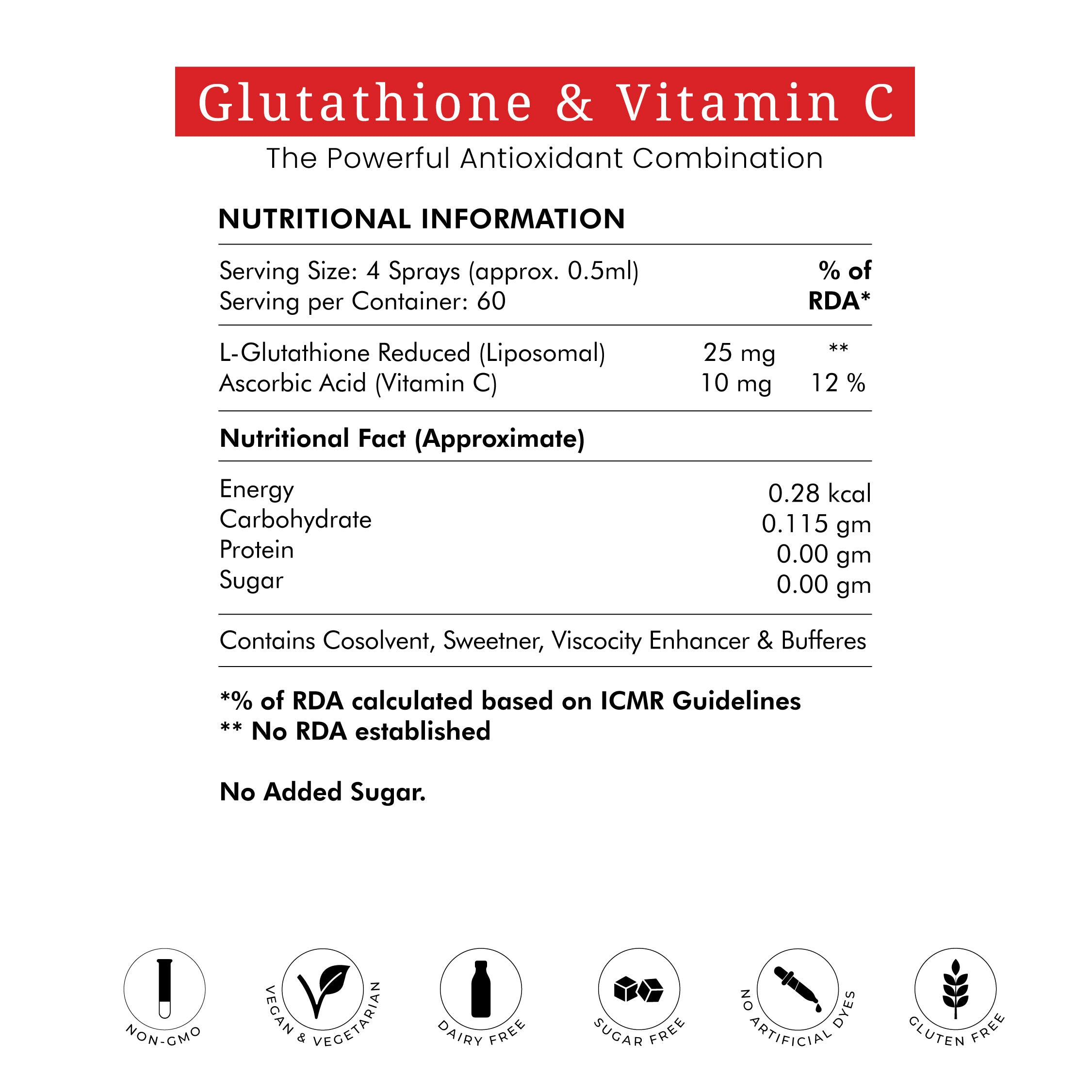 Glutathione for Radiant Skin | 30ml - 2 Months | Antioxidant Support | Skin Brightening Formula | Liposomal Technology