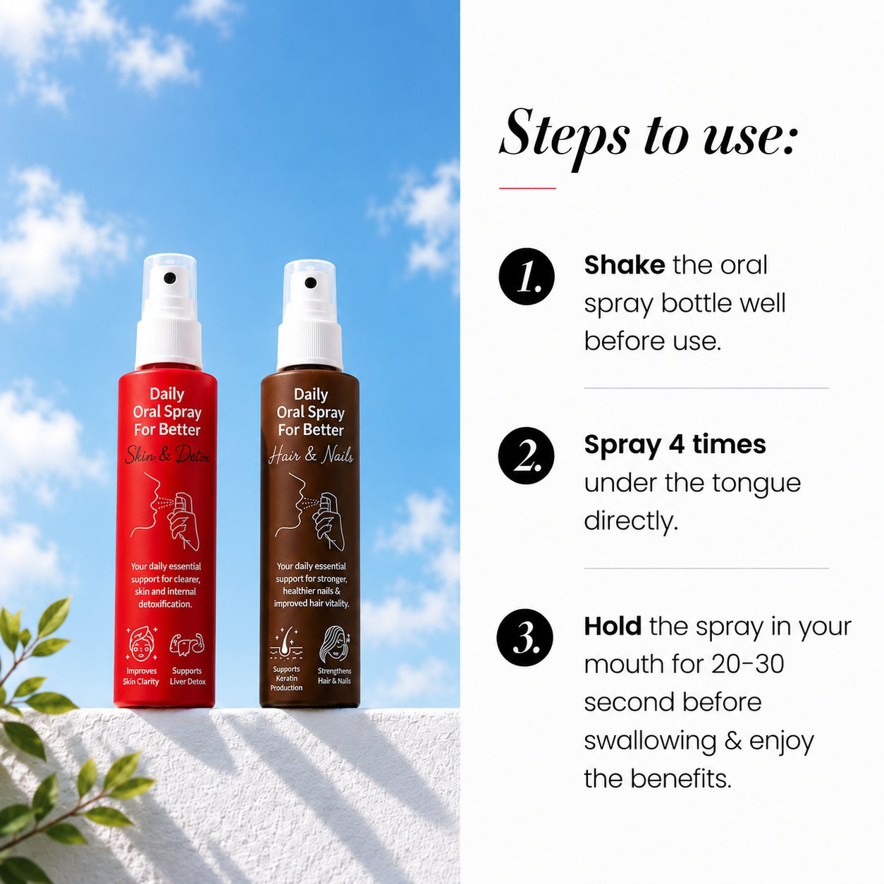 Skin and Hair Health Combo | Glutathione + Biotin