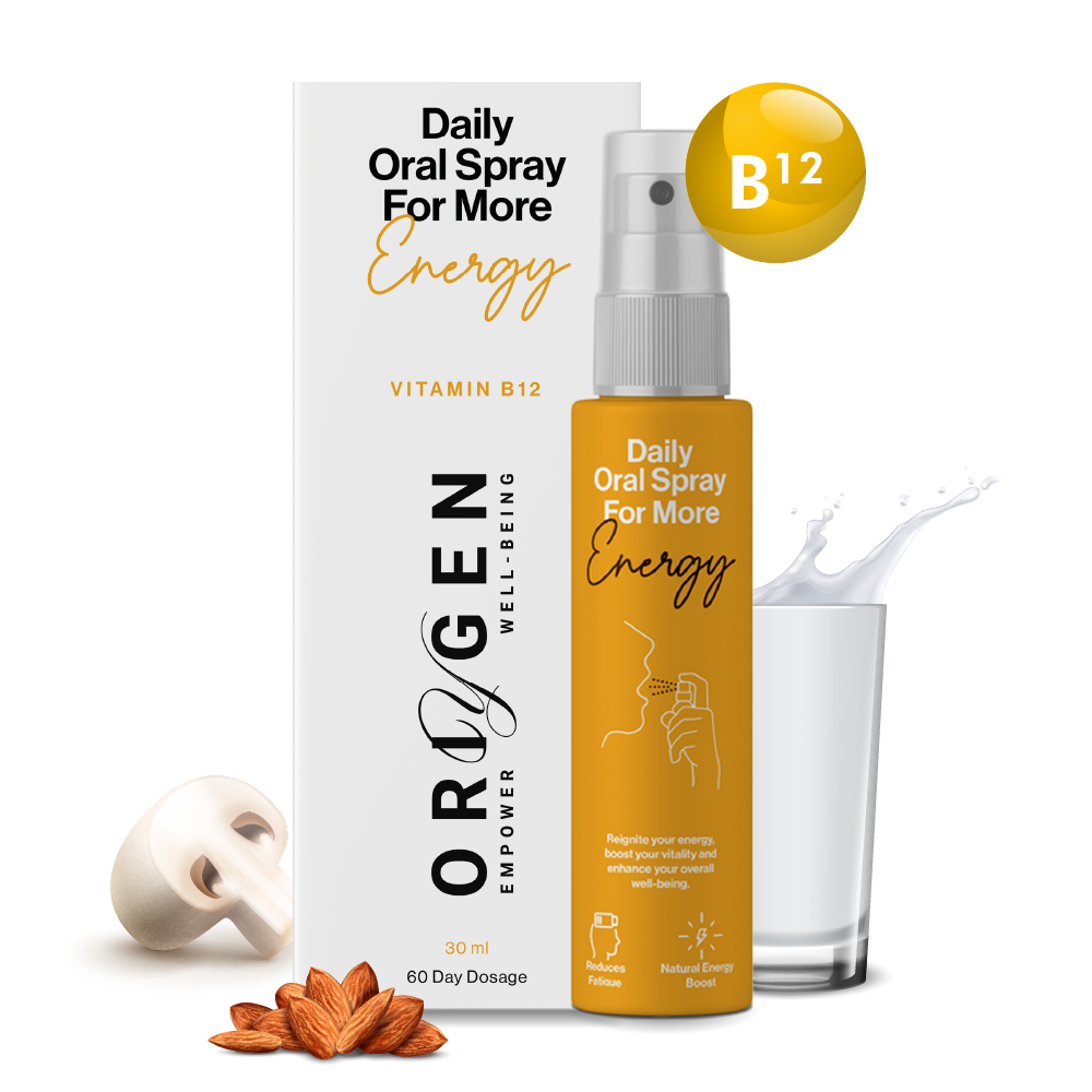 Vitamin B12 Superior Absorption | Energy Boost | Liposomal Technology Oriygen Natural Health Vitamin B12 Superior Absorption | Energy Boost | Liposomal Technology Oriygen Natural Health