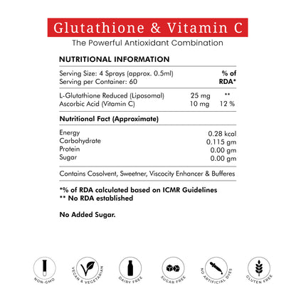 Glutathione for Radiant Skin | 30ml - 2 Months | Antioxidant Support | Skin Brightening Formula | Liposomal Technology