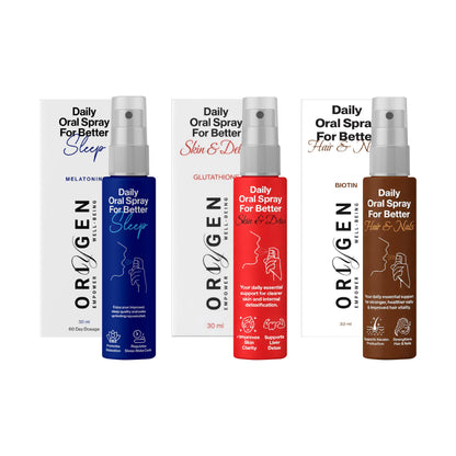 Beauty Health Combo | Melatonin + Glutathione + Biotin
