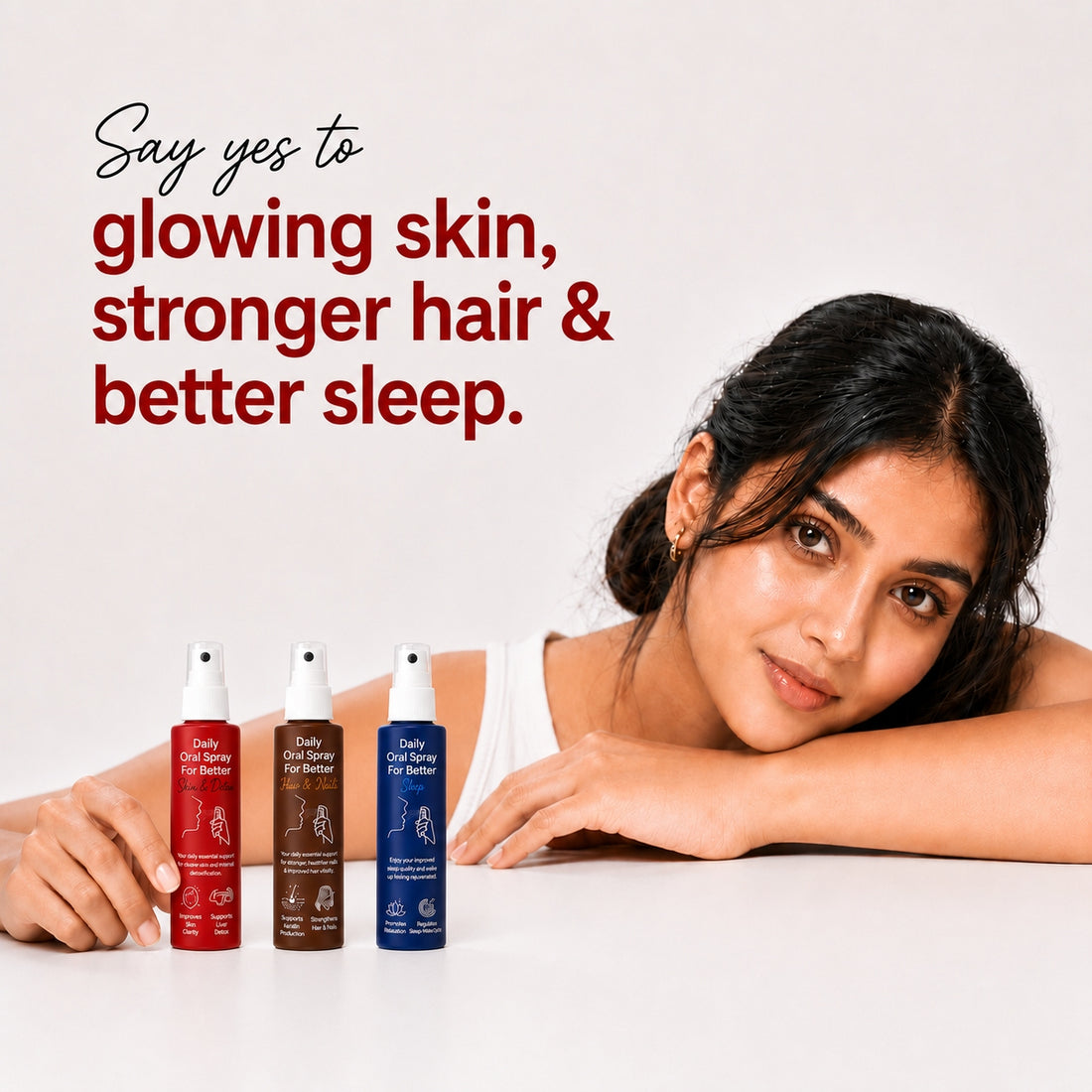 Beauty Health Combo | Melatonin + Glutathione + Biotin
