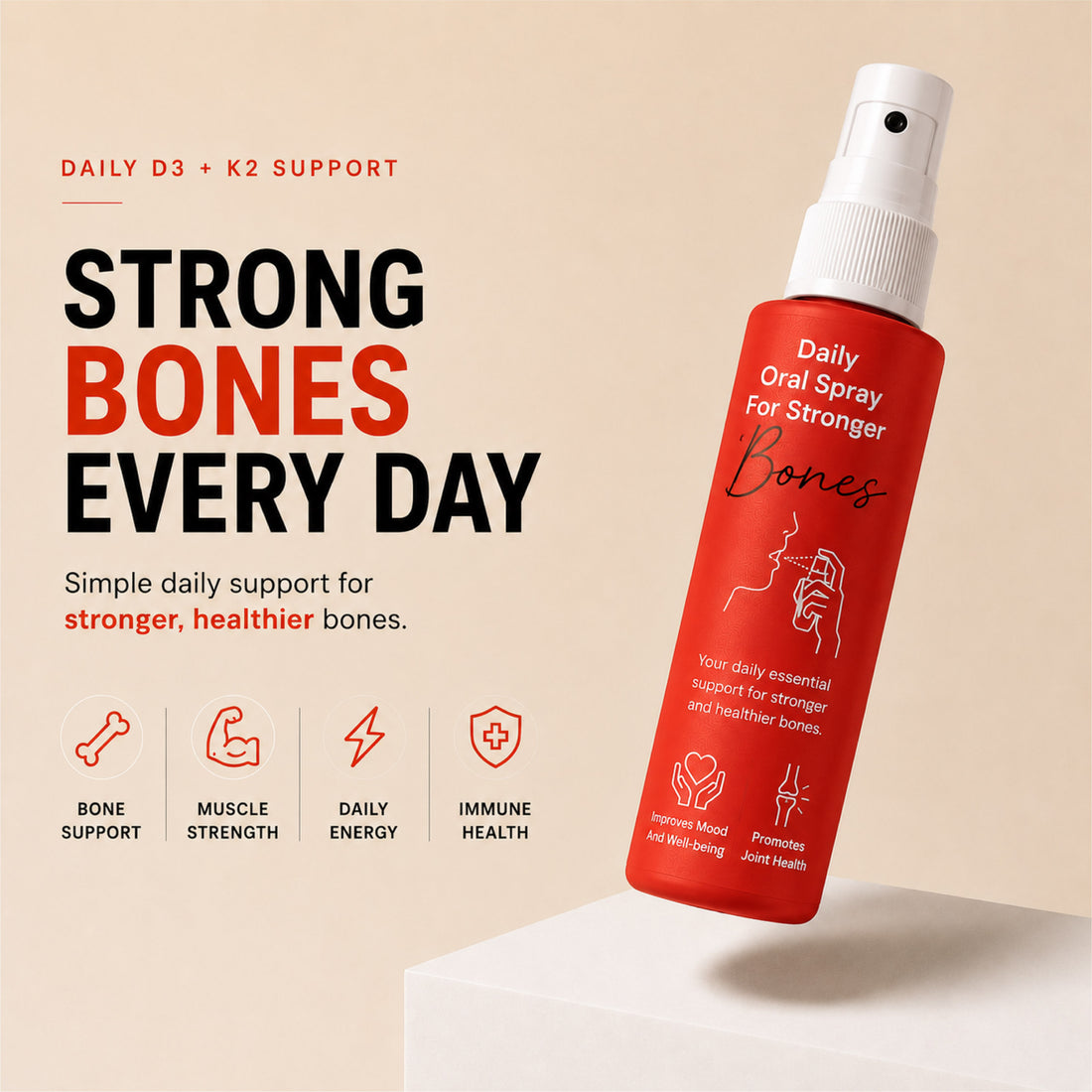 Vitamin D3 &amp; K2 Superior Absorption | 30ml - 2 Months | New Liposomal Technology | Bone Health and more