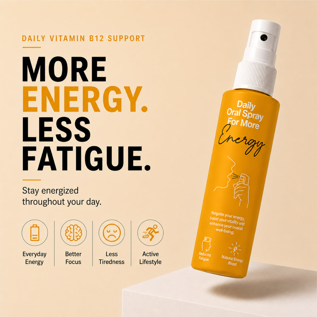 Vitamin B12 Superior Absorption | Energy Boost | Liposomal Technology | 30ml - 2 Months | Veg/Vegan