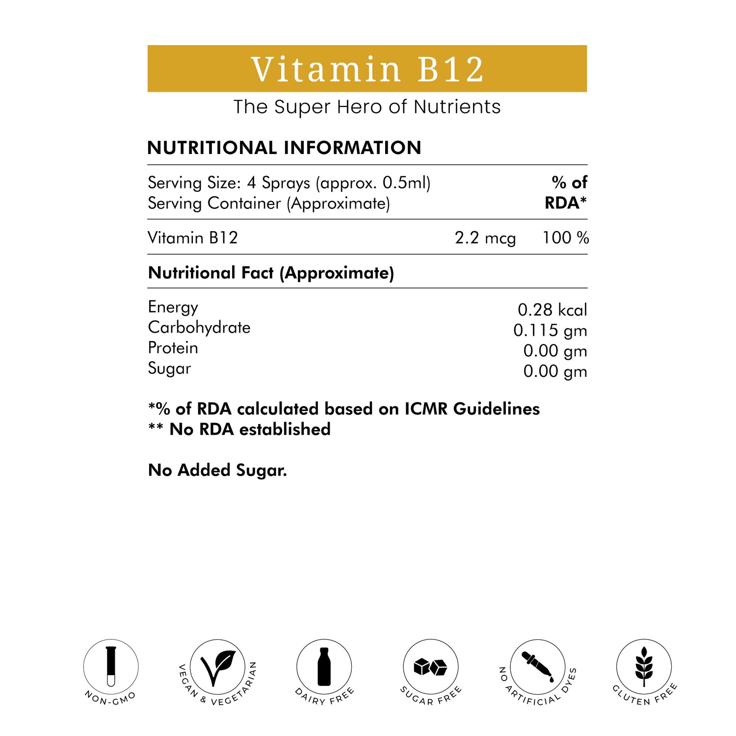 Vitamin B12 Superior Absorption | Energy Boost | Liposomal Technology | 30ml - 2 Months | Veg/Vegan