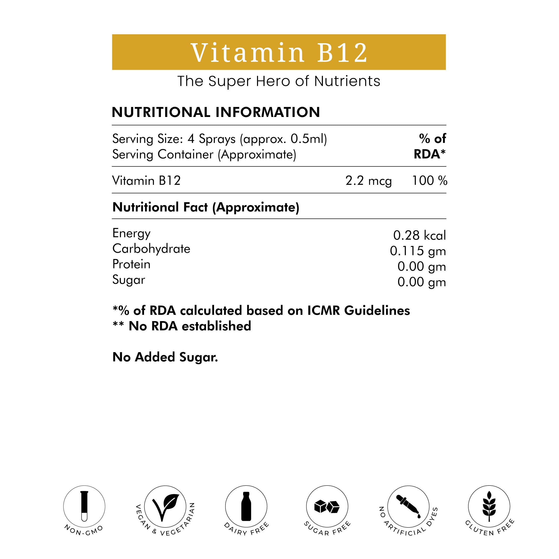 Vitamin B12 Superior Absorption | Energy Boost | Liposomal Technology | 30ml - 2 Months | Veg/Vegan
