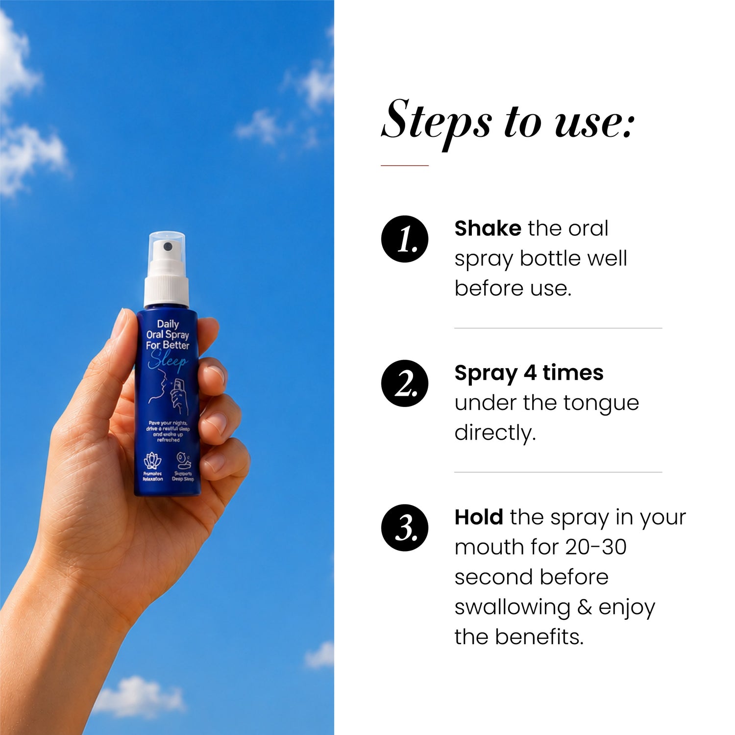 Melatonin for Sound Sleep | 30ml - 2 Months | Brain Support | Natural Sleep Aid | Liposomal Technology