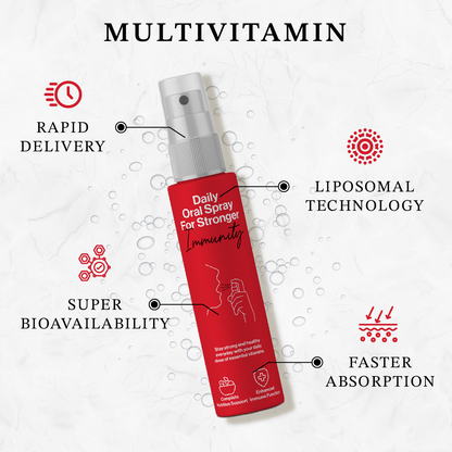 Multivitamin | Daily Dose of Immunity | 30ml - 2 Months | Liposomal Teachnology | Higher Efficacy | Faster Absorption