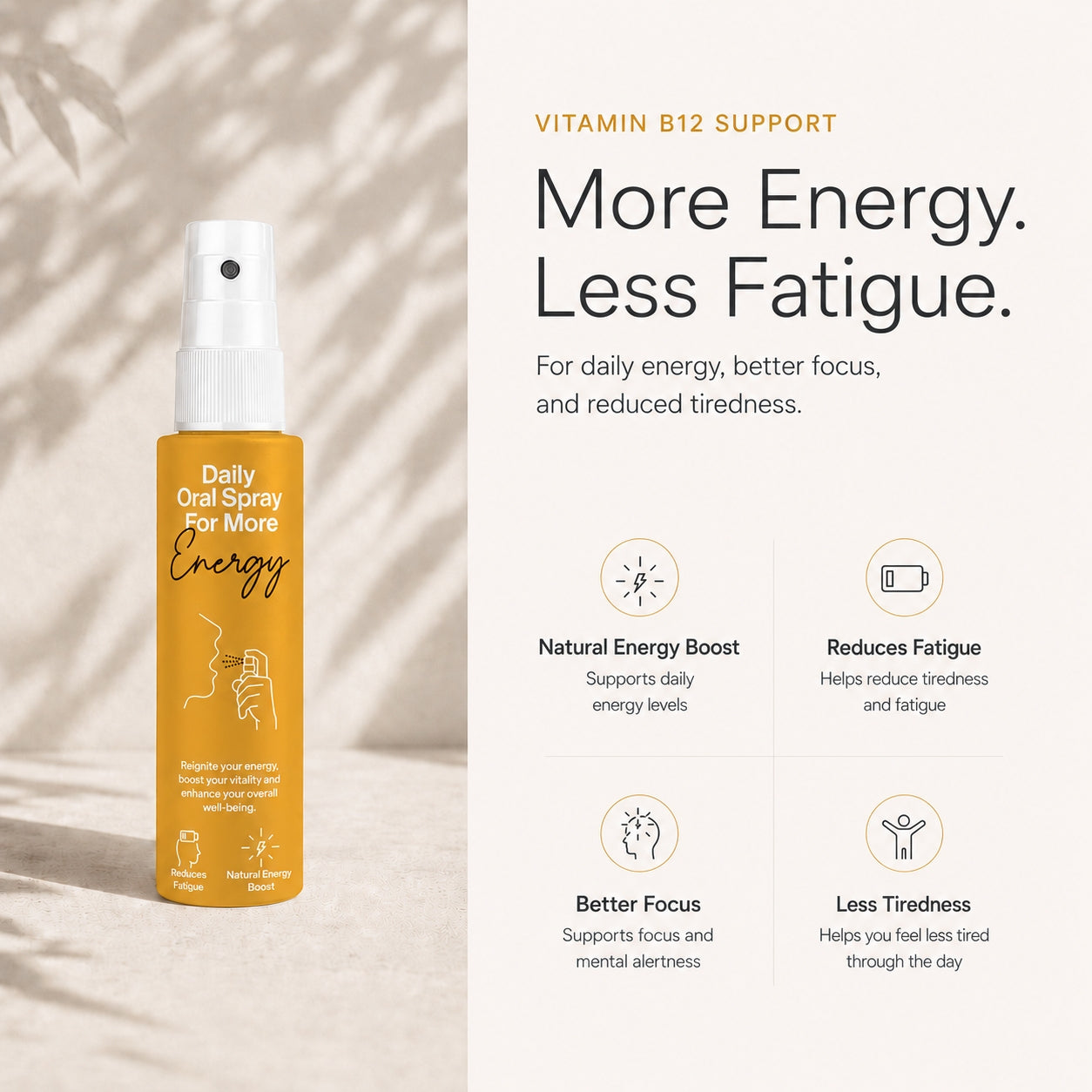 Vitamin B12 Superior Absorption | Energy Boost | Liposomal Technology | 30ml - 2 Months | Veg/Vegan